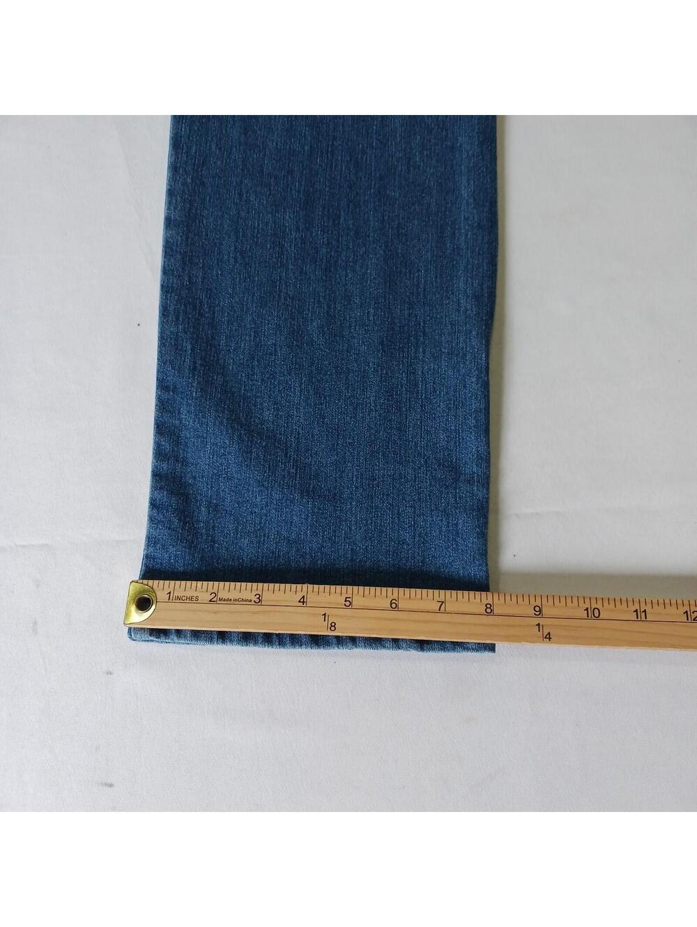 Gloria Vanderbilt Amanda Women's Blue Cotton Blend Denim Jeans Size 12 (30×30.5) - Picture 8 of 16